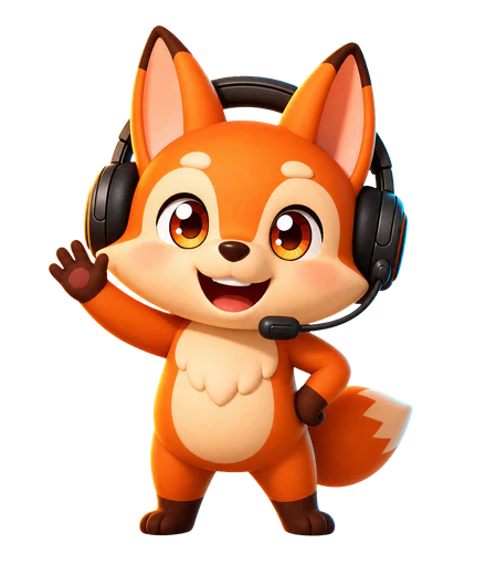 Лисёнок-оператор FoxShop на связи